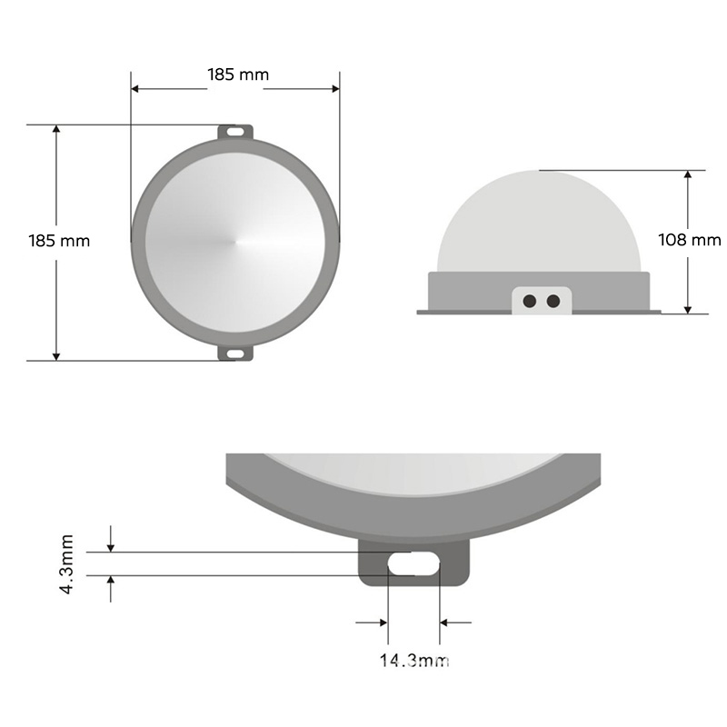 DMX512 150mm Large LED Pixel Lights 180° 24V RGB LED Module DMX512 150mm Large LED Pixel Lights 180° 24V RGB LED Module
